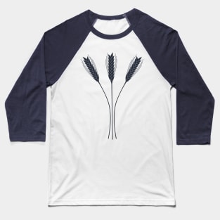 Wheat Field (Misty Navy) Baseball T-Shirt